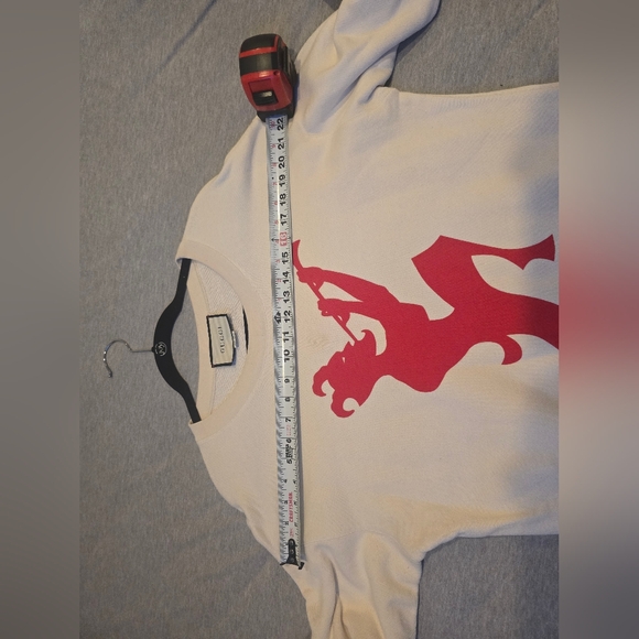 Gucci Chateau Marmont Graphic Sweatshirt Altered to Sz Medium - Picture 8 of 16